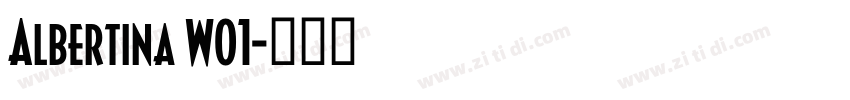 Albertina W01字体转换